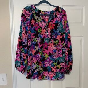 Lilly Pulitzer Multicolor Floral Blouse